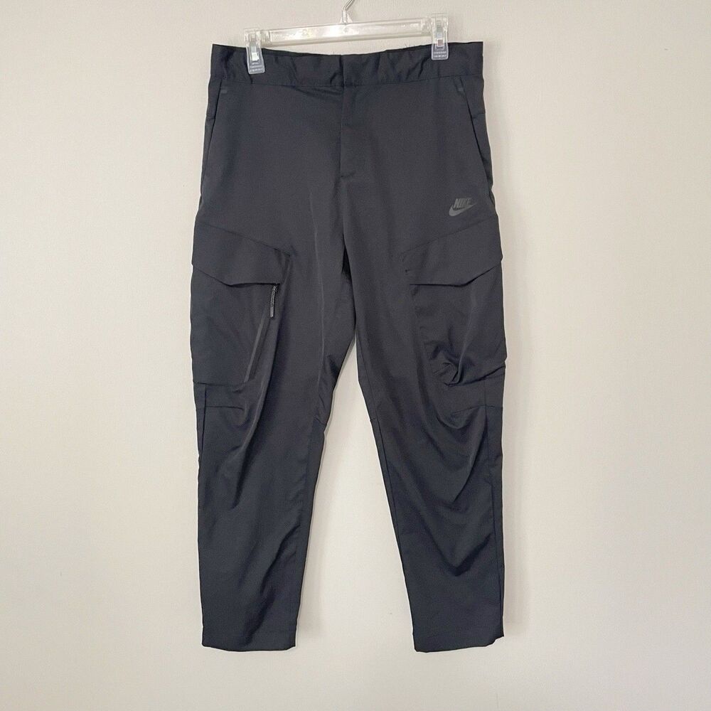 Nike Men’s Size 32 Slim Fit Pants Casual Workout Golf Pockets Black